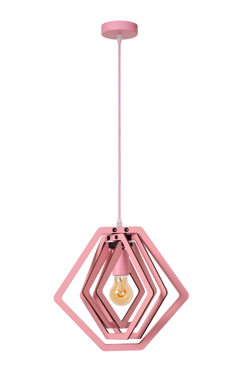 Lucide MAURO - Pendant light Children - 1xE27 - Pink
